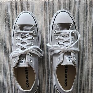 Converse Gray Low-Top Sneakers